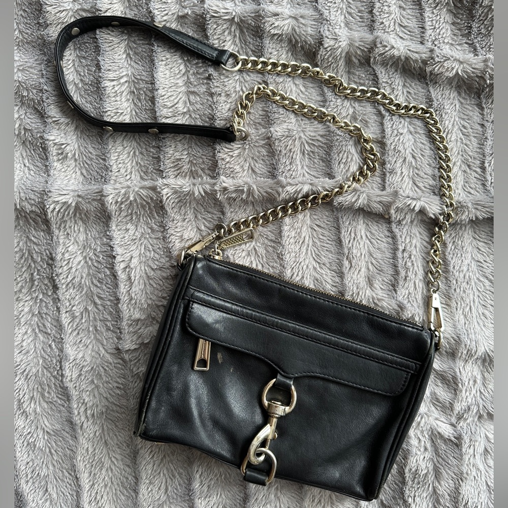 Rebecca Minkoff Leather Black Crossbody Bag